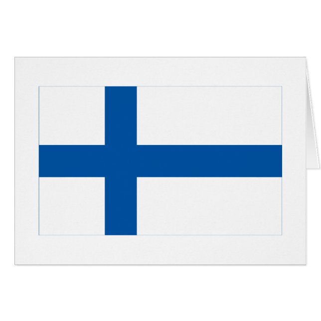 Finnland-Flagge (Vorderseite (Horizontal))