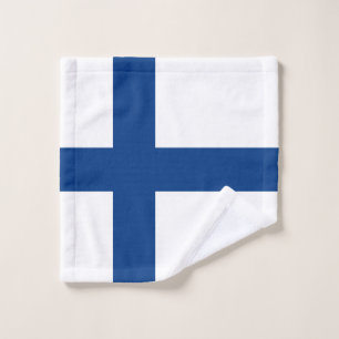 Finnland-Flagge Badhandtuch Set