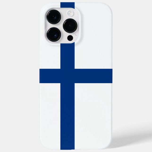 Finnland-Flagge Case-Mate iPhone Hülle (Rückseite)