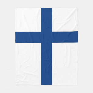 Finnland-Flagge Fleecedecke