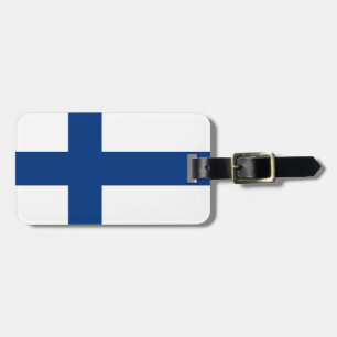 Finnland-Flagge Gepäckanhänger