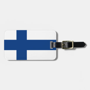 Finnland-Flagge Gepäckanhänger
