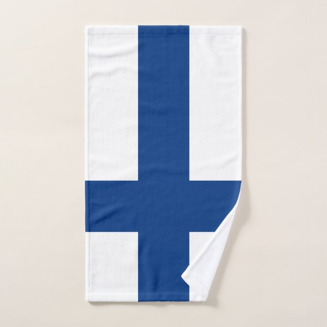 Finnland-Flagge Handtuch (Handtuch)