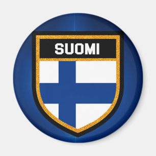 Finnland-Flagge Magnet