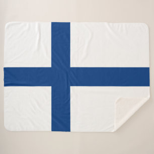 Finnland-Flagge Sherpadecke