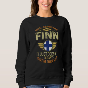 Finnland-Flagge Stolze Finnen Männer & Frauen   Sweatshirt