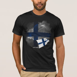 Finnland-Flagge T-Shirt