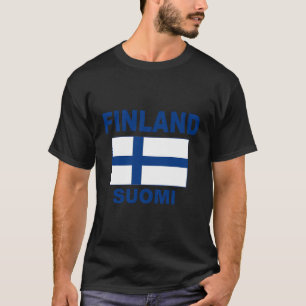 Finnland Flaggen Finnisch-Suomi-Flaggen-Geschenk-J T-Shirt