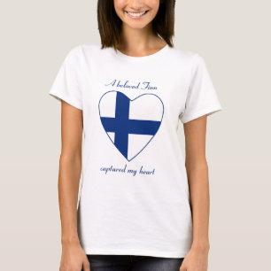 Finnland-Flaggen-Schatz-T - Shirt