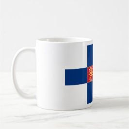 Finnland-Flaggen-Tasse Tasse