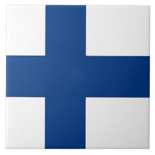 Finnland Flaggenliste Fliese