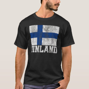 Finnland Flaggenstaat Roots Country Family Nationa T-Shirt