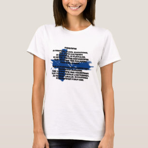 Finnland - Frau T-Shirt