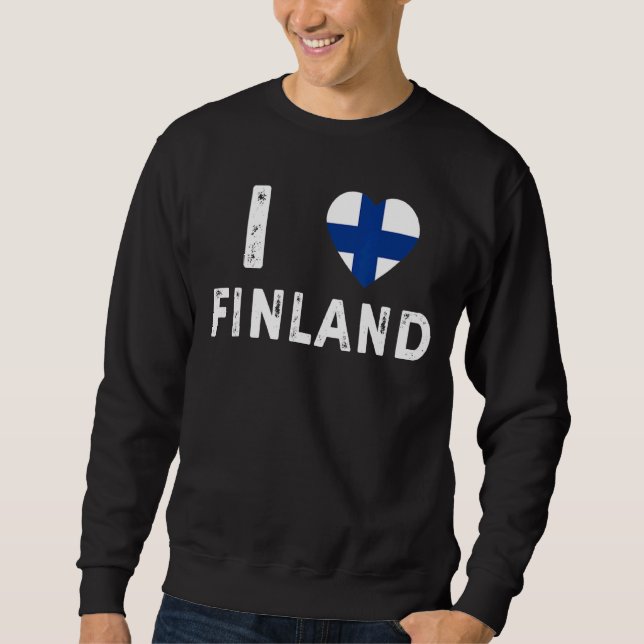 Finnland Frauen Sisu Finlandia Lapland Lap Sweatshirt (Vorderseite)