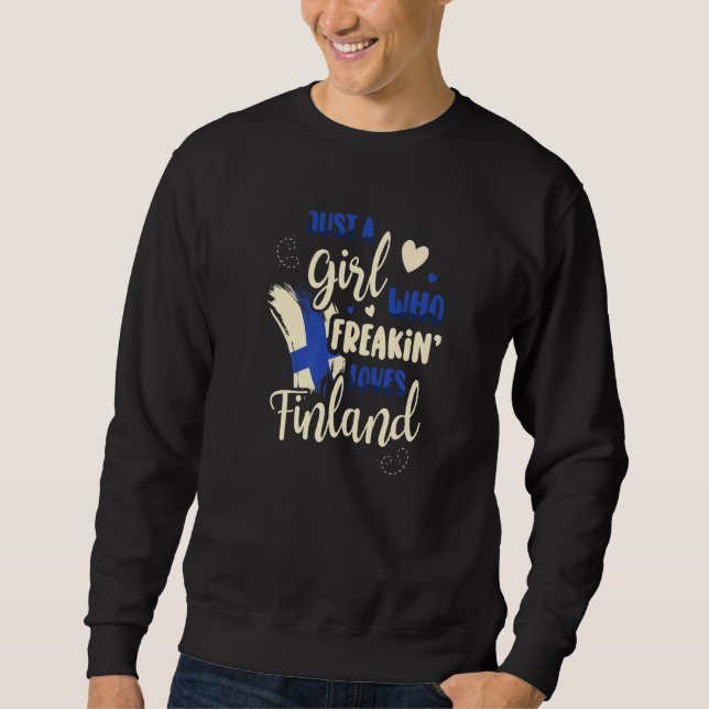 Finnland Frauen Sisu Finlandia Lapland Lappland Sweatshirt (Vorderseite)