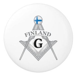 Finnland Freimaurerei Zeichen Keramikknauf