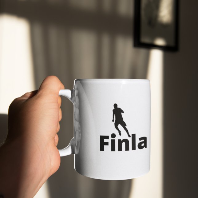 Finnland Fußball Kaffeetasse (Von Creator hochgeladen)