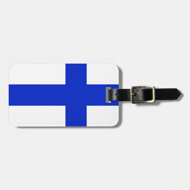 Finnland Gepäckanhänger (Vorderseite horizontal)