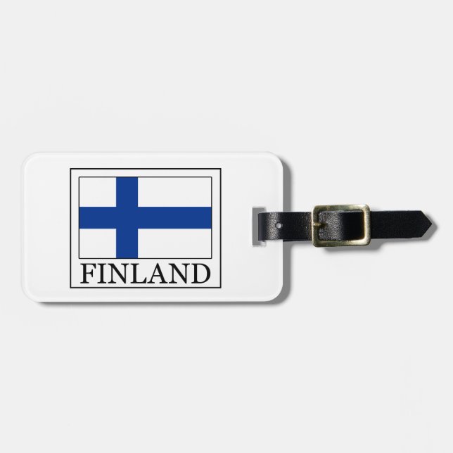 Finnland Gepäckanhänger (Vorderseite horizontal)