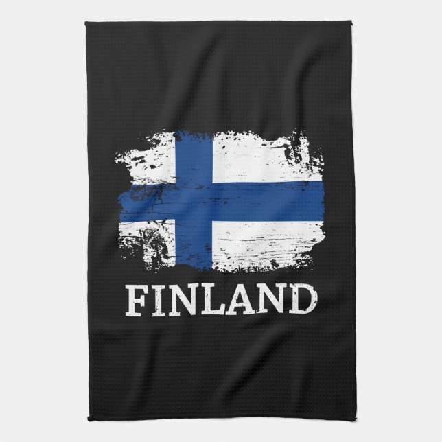 Finnland Geschirrtuch (Vertikal)