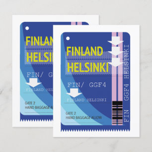 Finnland - Helsinki-Fahrkarte