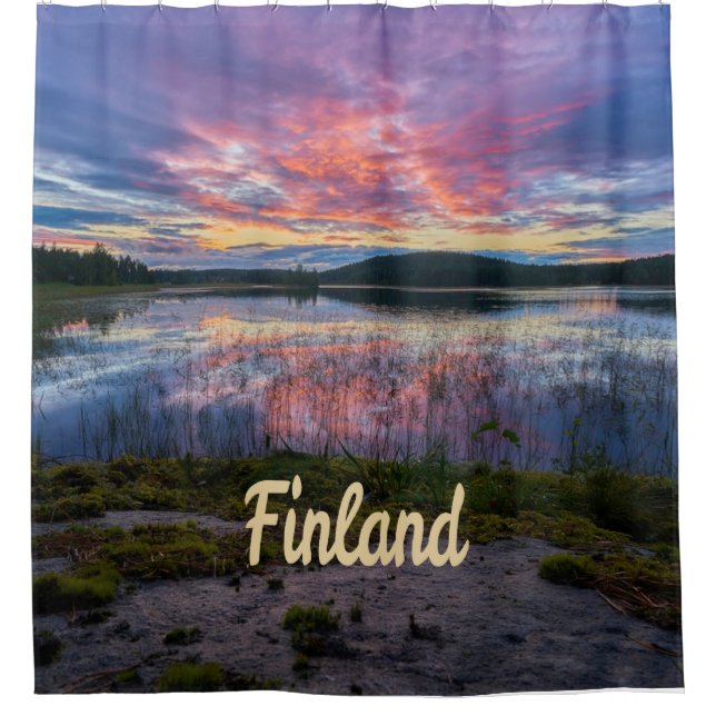 Finnland Helsinki Nordeuropa Duschvorhang (Vorderseite)