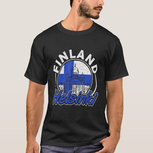 Finnland Helsinki Suomi T-Shirt (Vorderseite)