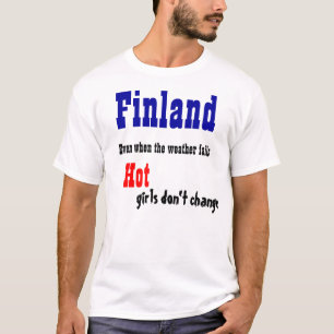 Finnland - Hot Girls-T - Shirt