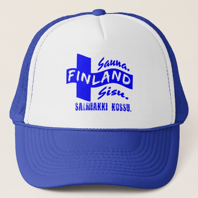 Finnland-Hut Truckerkappe (Vorderseite)