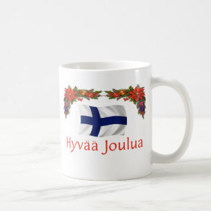 Finnland Hyvaa Joulua (frohe Weihnachten) Tasse