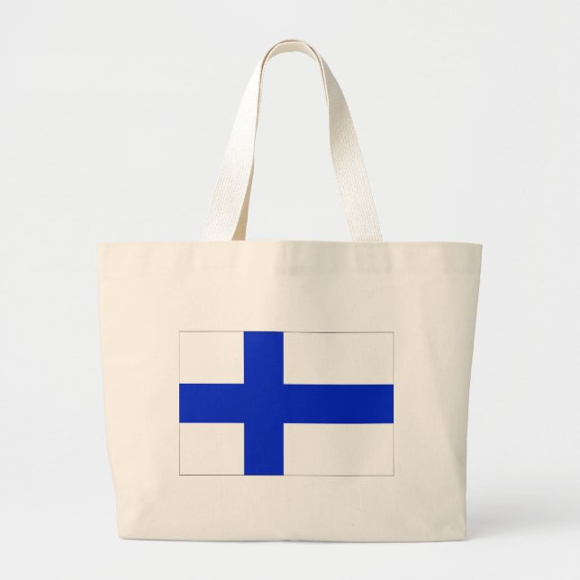 Finnland Jumbo Stoffbeutel (Vorne)