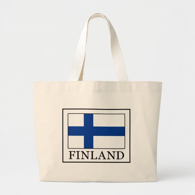 Finnland Jumbo Stoffbeutel (Vorne)