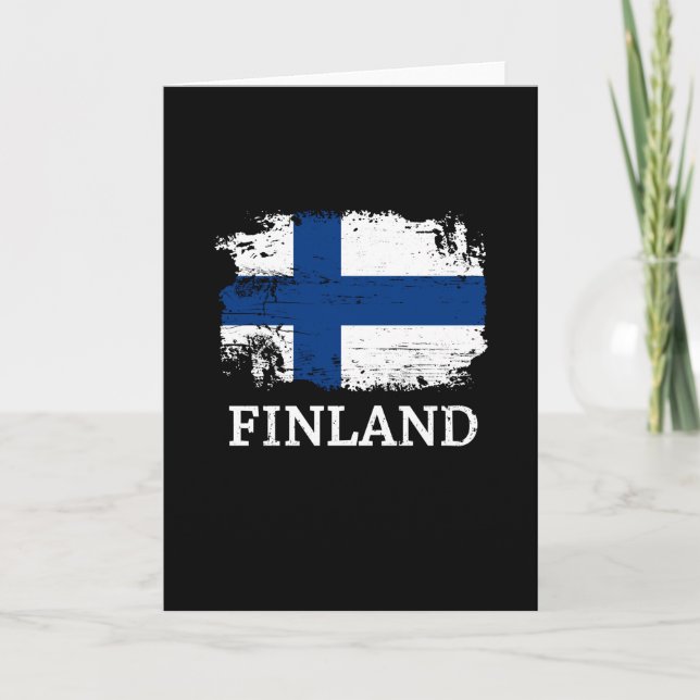 Finnland Karte (Vorderseite)
