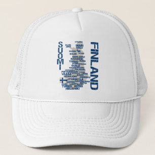 FINNLAND-KARTE TRUCKERKAPPE