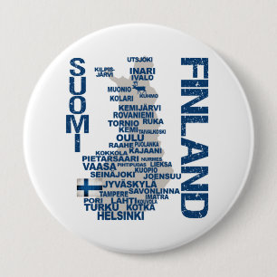 FINNLAND-KARTEN-Knopf Button