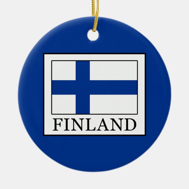 Finnland Keramik Ornament (Vorne)