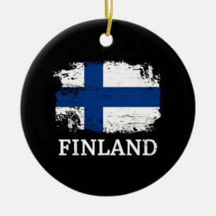 Finnland Keramik Ornament