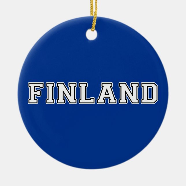 Finnland Keramik Ornament (Vorne)