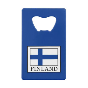 Finnland Kreditkartenflaschenöffner