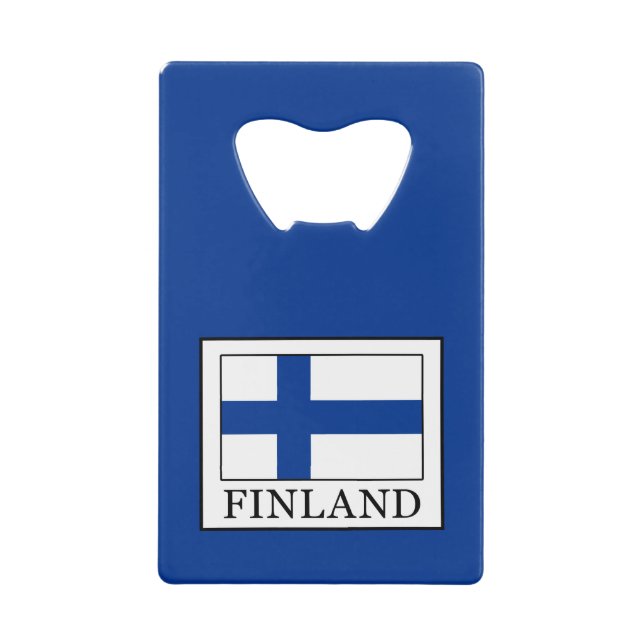 Finnland Kreditkartenflaschenöffner (Vorderseite)