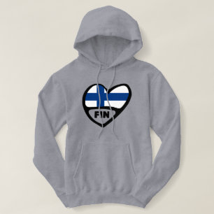 Finnland - Ländercode - Herd, FIN Hoodie