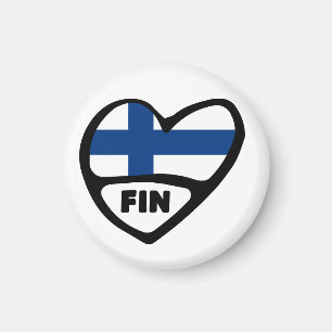 Finnland - Ländercode - Herd, FIN Magnet