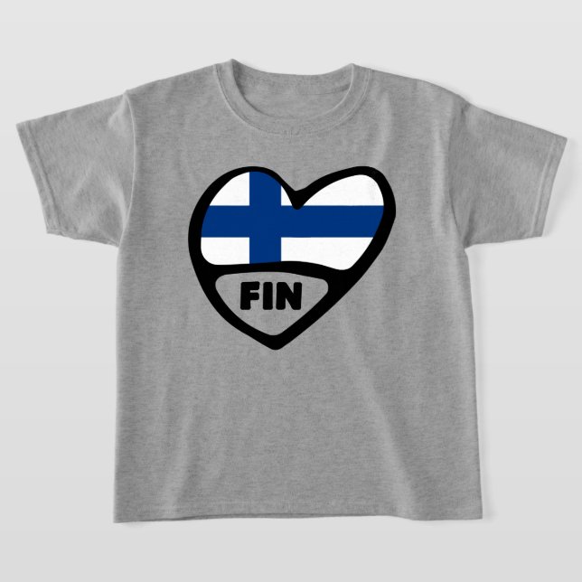 Finnland - Ländercode - Herd, FIN T-Shirt (Ablage )