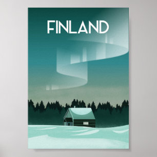 Finnland - Lappland - Winter Poster