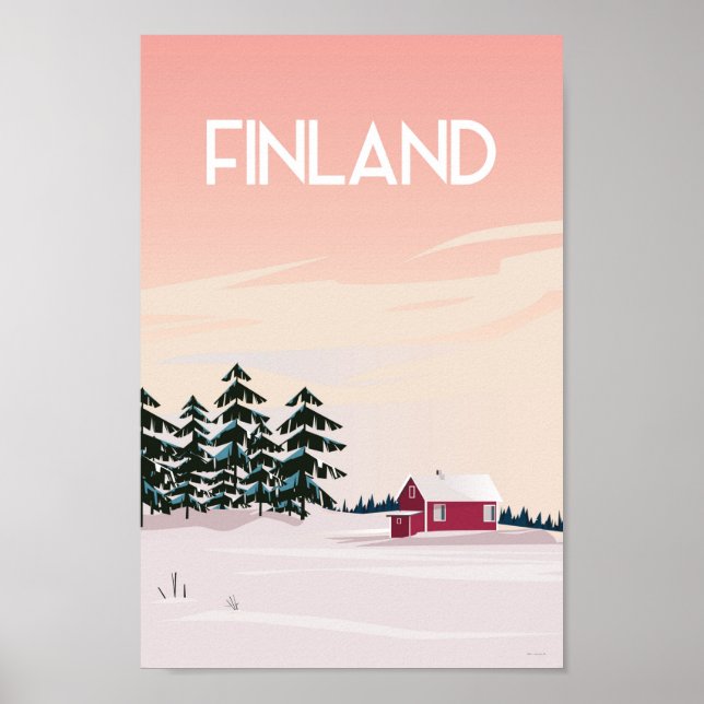 Finnland - Lapplandposter Poster (Vorne)