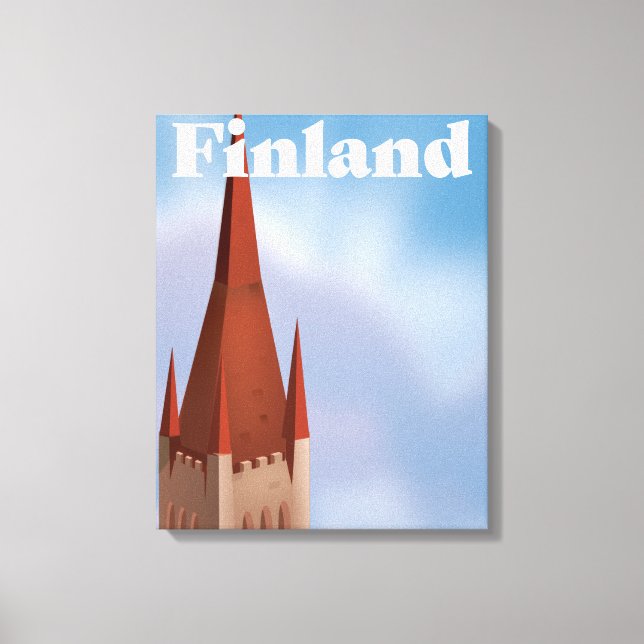 Finnland Leinwanddruck (Vorderseite)
