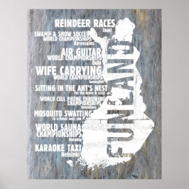 Finnland Liste 4 Kolossale Poster/Print Poster