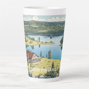 Finnland - Naturdarstellung Milchtasse