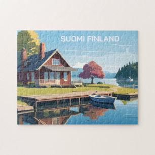 Finnland - Naturdarstellung Puzzle