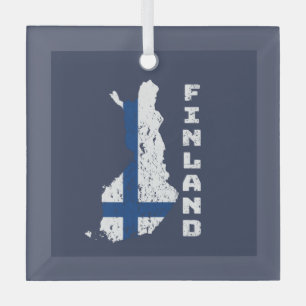 Finnland Ornament Aus Glas